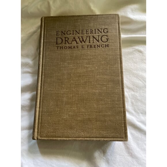 A Manual Of Engineering Drawing By Thomas E. French 1941 Sixth Edition Hardcover - Picture 1 of 16